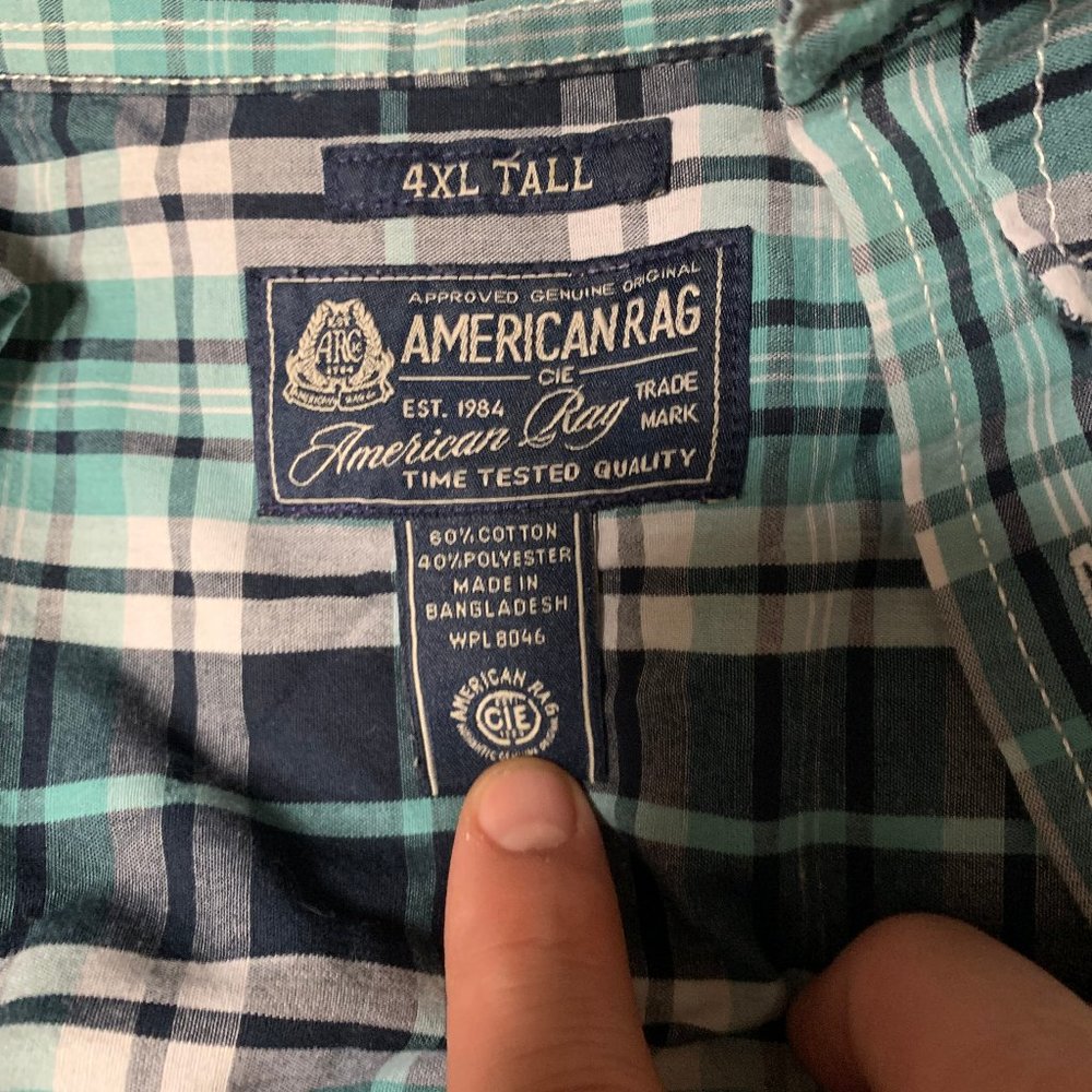 American Rag 4XLT Long Sleeve Button UP